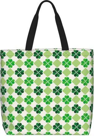 Generic Women Handbag St. PatrickS Day Travel Tote Bag Folding Large Capacity Shopping Bags, For Wedding, Daily, Graduation, Gym, Work