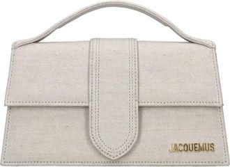 Jacquemus Le Grand Bambino - Dames - Handtassen - Beige - ONE Size - Katoen - Tassen