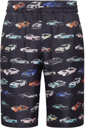Philipp Plein Shorts Cool Kid Cars Racing - Nero