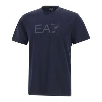 Emporio Armani T-Shirts, male, Blue, Size: M Visibility T-Shirt