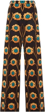 La DoubleJ Lake Como Broek - Dames - Wijde Broeken - Zwart - L - Polyester - Broeken