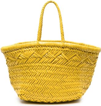 Dragon Diffusion small Triple Jump tote bag - women - Leather - OS - Yellow
