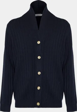 arch4 Denver Baby Goat Cashmere Stretch-Knit Cardigan Size: XL