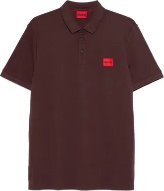 HUGO BOSS Logo-patch Polo Shirt