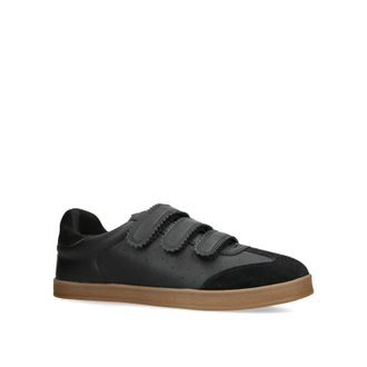 Steve Madden Womens Leather Daybreak 05 O Sneakers - Black - Size UK 4