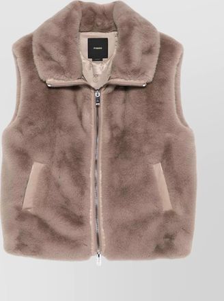Pinko faux fur gilet