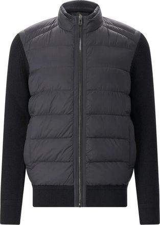 Belstaff Hybrid Down Jacket - Heren - Gewatteerde jassen - Zwart - 3XL - Wol - Jassen