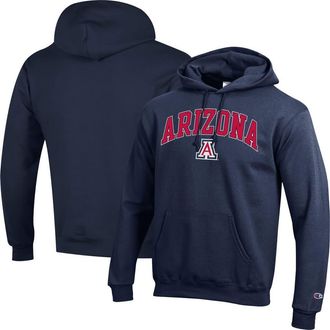 Champion Mens Champion Navy Arizona Wildcats Arched Logo Fleece Pullover Hoodie at Nordstrom, Size Medium