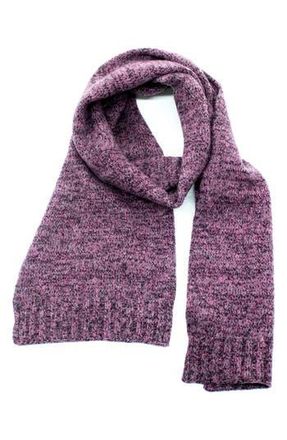 Portolano Cashmere Tweed Scarf in Flamingo Pink/uva Violet at Nordstrom Rack