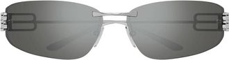 Balenciaga Sunglasses, unisex, Gray, Size: ONE SIZE Extreme Cat-eye Sunglasses