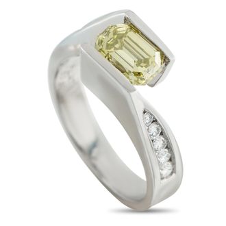 Luxury Bazaar Platinum 1.89ct Diamond Ring MF18-051826