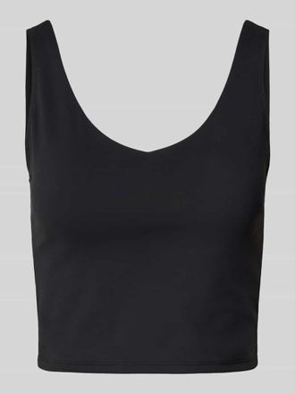 Aim'n Cropped Bralette mit V-Ausschnitt in Black, Gr&ouml;&szlig;e XS