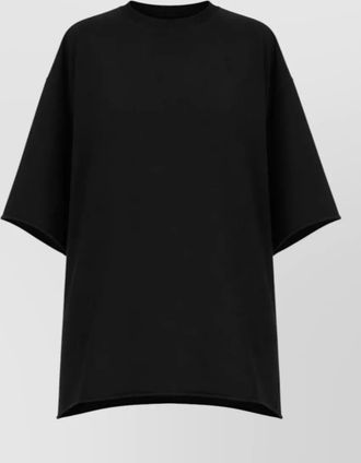 Rick Owens tommy crew neck oversized logo t shirt