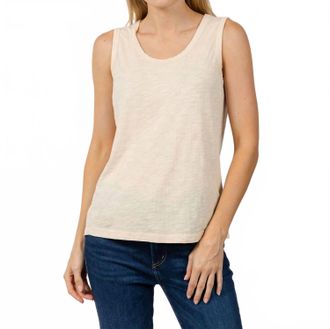 Elliott Lauren Sleeveless Tank Top - Plus In Oat
