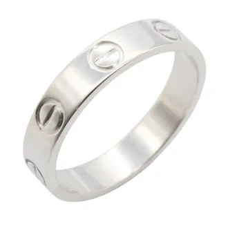 Cartier White Gold White Gold (18K) Band Ring (Pre-Owned)