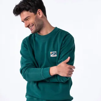 Billybelt Organic Cotton Sweatshirt In Green