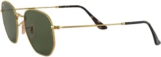 Ray-Ban Zonnebril met Hexagonale Platte Glazen - unisex - Zonnebrillen - Geel - 51 MM - Accessoires
