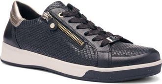 Ara Rei Low Top Sneaker in Black/Silver at Nordstrom, Size 11.5