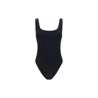 Hunza G Elegant Square Neck Swimsuit - female - Hunza G - Swimsuits - Black - ONE SIZE - Swimwear