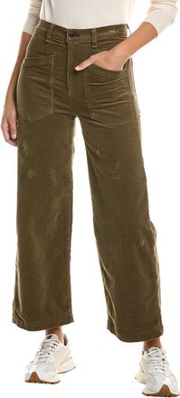 ASKK NY Virginia Corduroy Safari Green Wide Leg Jean