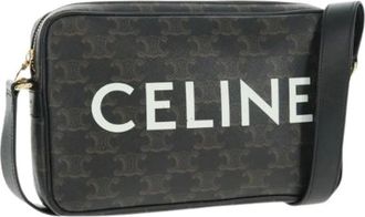 Celine Pre-owned Cross Body Bags, female, Black, Size: ONE SIZE Pre-owned Vintage Plastic Cross Body Bag
