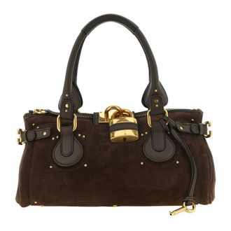 Chlo&eacute; Paddington Tas - Dames - Tassen - Bruin - Maat: ONE Size Leer