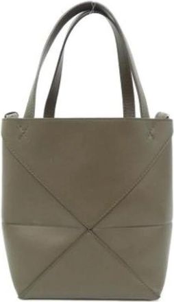 Loewe Pre-owned Mini Bag - Dames - Vintage Mini Tas - Groen - ONE Size - Leer - Vintage