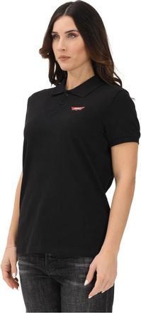 Dsquared2 Dsquared 2 T-shirts en Polos Zwart - Dames - Polos - Zwart - 2XS - Katoen - Tops
