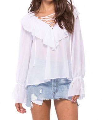 Show me your Mumu Elton Top In White