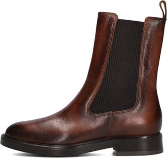Notre-V Cognac Chelsea Boots - Dames - Chelseaboots - Bruin - 37 EU - Schoenen
