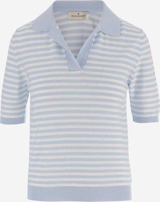 Bruno Manetti Poloshirt aus Baumwollmischung