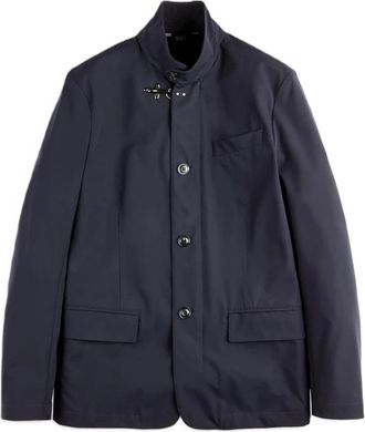 Fay Giacca Travel - Heren - Zomerjassen - Blauw - XL - Nylon - Jassen