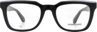 Ferragamo Demo Rectangular Mens Eyeglasses SF2990 001 52