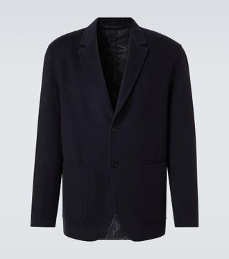 Berluti Scritto reversible wool and cashmere blazer