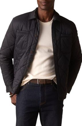 The Normal Brand Quilted Jacket with High Pile Fleece Lining in Black at Nordstrom, Size Medium