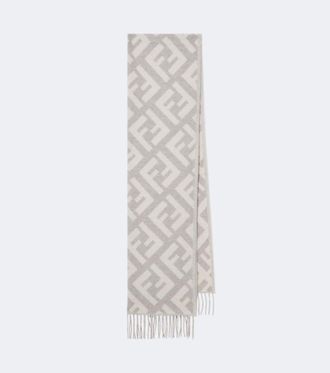Fendi Sciarpa FF Zucca in cashmere jacquard
