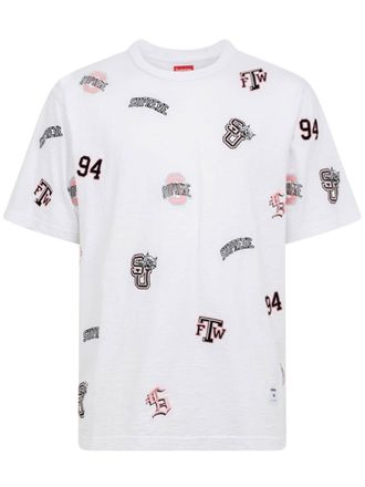 SUPREME University logo-print T-shirt - men - Cotton - M - White