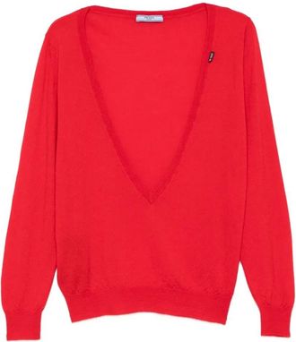 Prada Cashmere V Neck