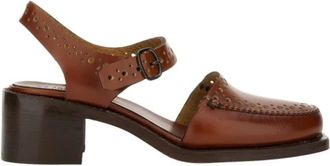 Hereu Picada Moccasin Sandal - - Shoes - Donna - Marrone - 40 EU