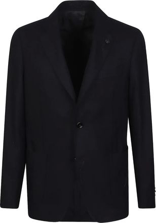 Lardini Giacca con spilla - Blu