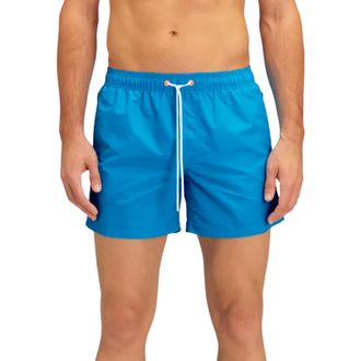 Sundek Badmode, Heren, Blauw, S, Nylon, Iconic Taffeta Rainbow Short Zwemshorts