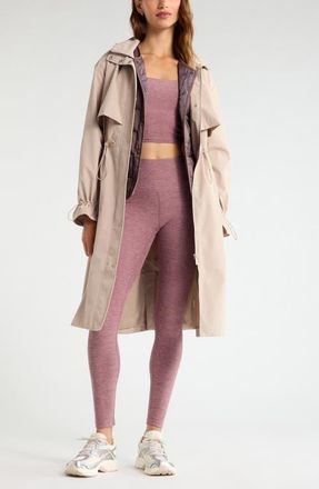 Zella 3-in-1 Trench Coat in Tan Thread at Nordstrom, Size Xx-Large