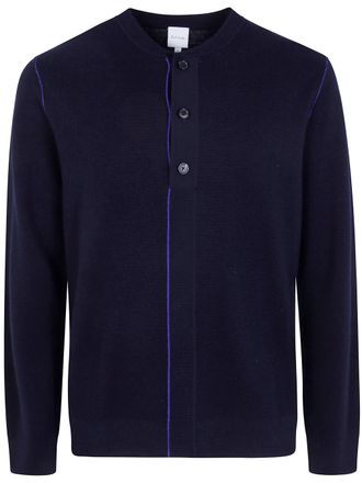 Paul Smith Sweater Henley Neck M1r.993Z. W03257