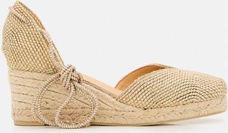 Castaner Espadrillas Cora Castañer in canvas e rafia