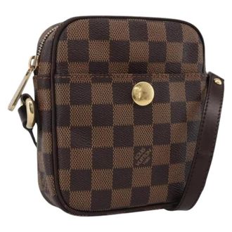 Louis Vuitton Pre-owned Cross Body Bags, female, Brown, Size: ONE SIZE Pre-owned Damier Ebene Shoulder Bag