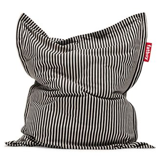 Fatboy Sitzsack Original Slim Terry, schwarz / creme
