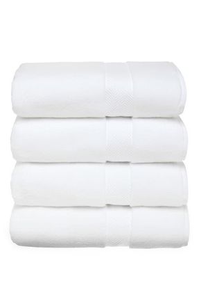 Nordstrom Organic Hydrocotton Set of 4 Bath Towels $140 Value in White at Nordstrom, Size 4 Piece Set