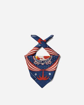 KAPITAL Color Bandana (Ikari Makuri) Navy