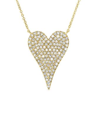 Sabrina Designs 14K 0.36 Ct. Tw. Diamond Heart Necklace