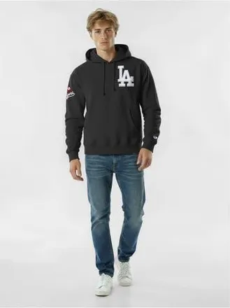 Champion Mens Champion Black Los Angeles Dodgers Reverse Weave Chenille Hoodie at Nordstrom, Size X-Large